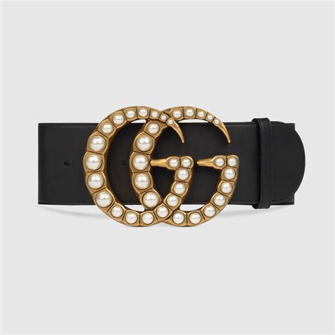 women gucci belt pearl|women gucci belt with pearls.